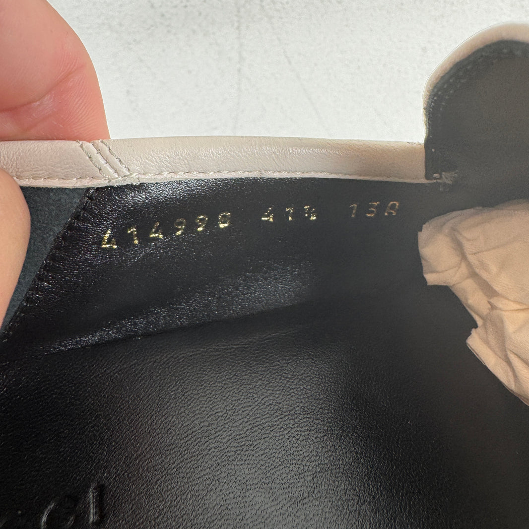 Gucci Horsebit White Loafer