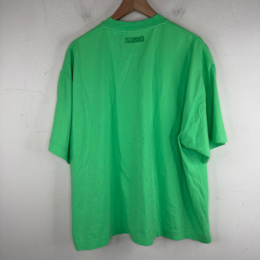 Vetements Green Oval Logo T-Shirt