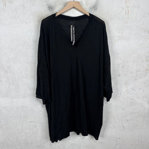 Rick Owens Temple Black V Tarp T-Shirt