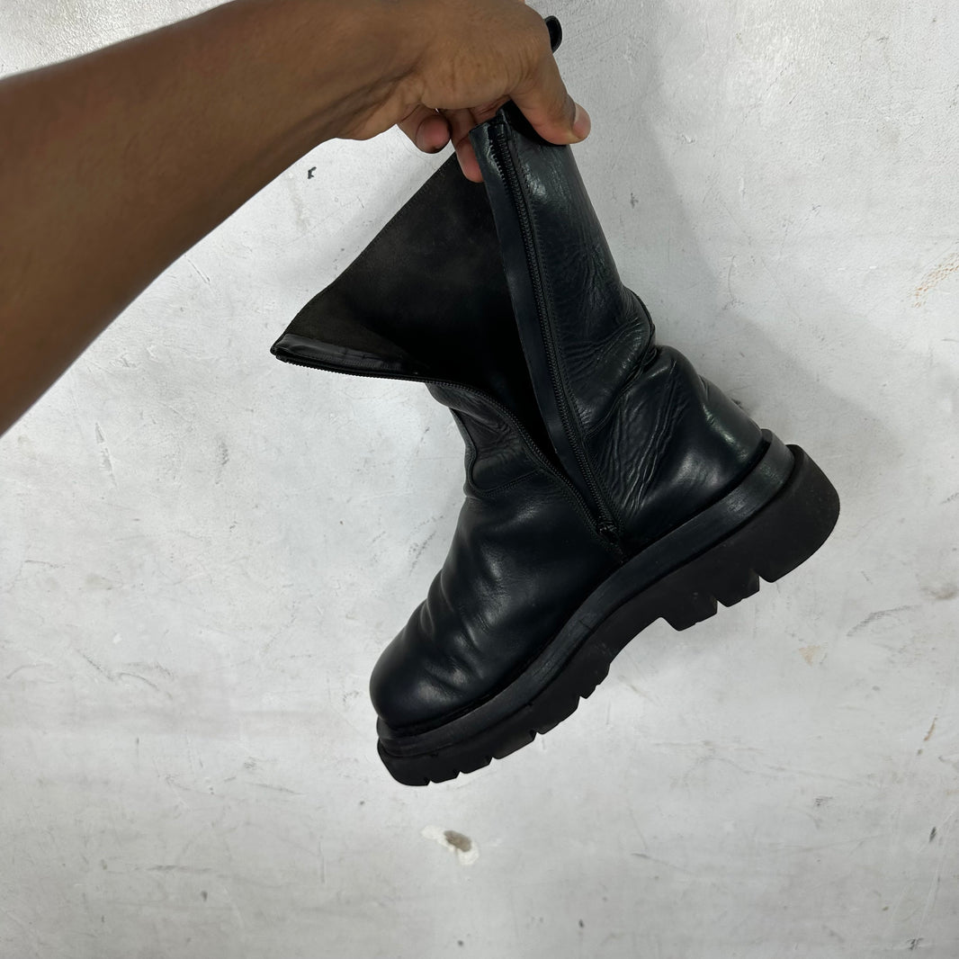 Bottega Veneta Zipped Lug Ankle Boot