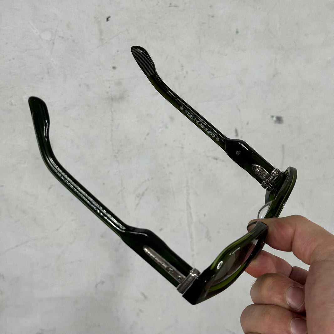 Chrome Hearts Girth Quake Green Translucent Sunglasses