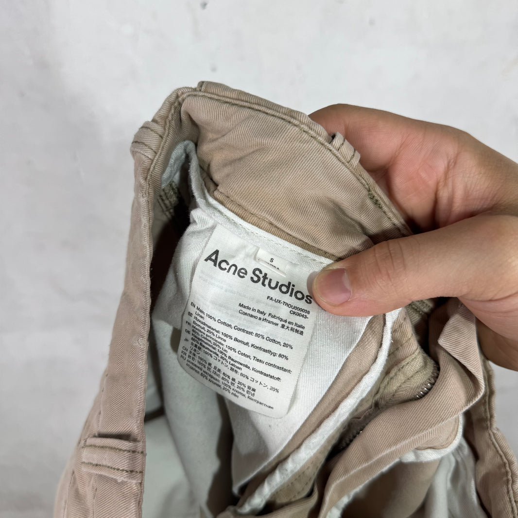 Acne Studios Repair Stitched Khaki Pants