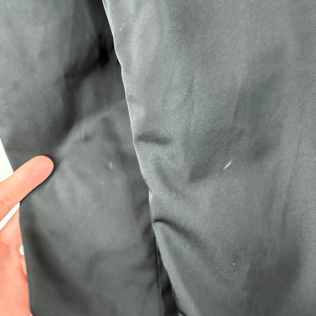 Raf Simons Black Nylon Collar Strap Trench Coat