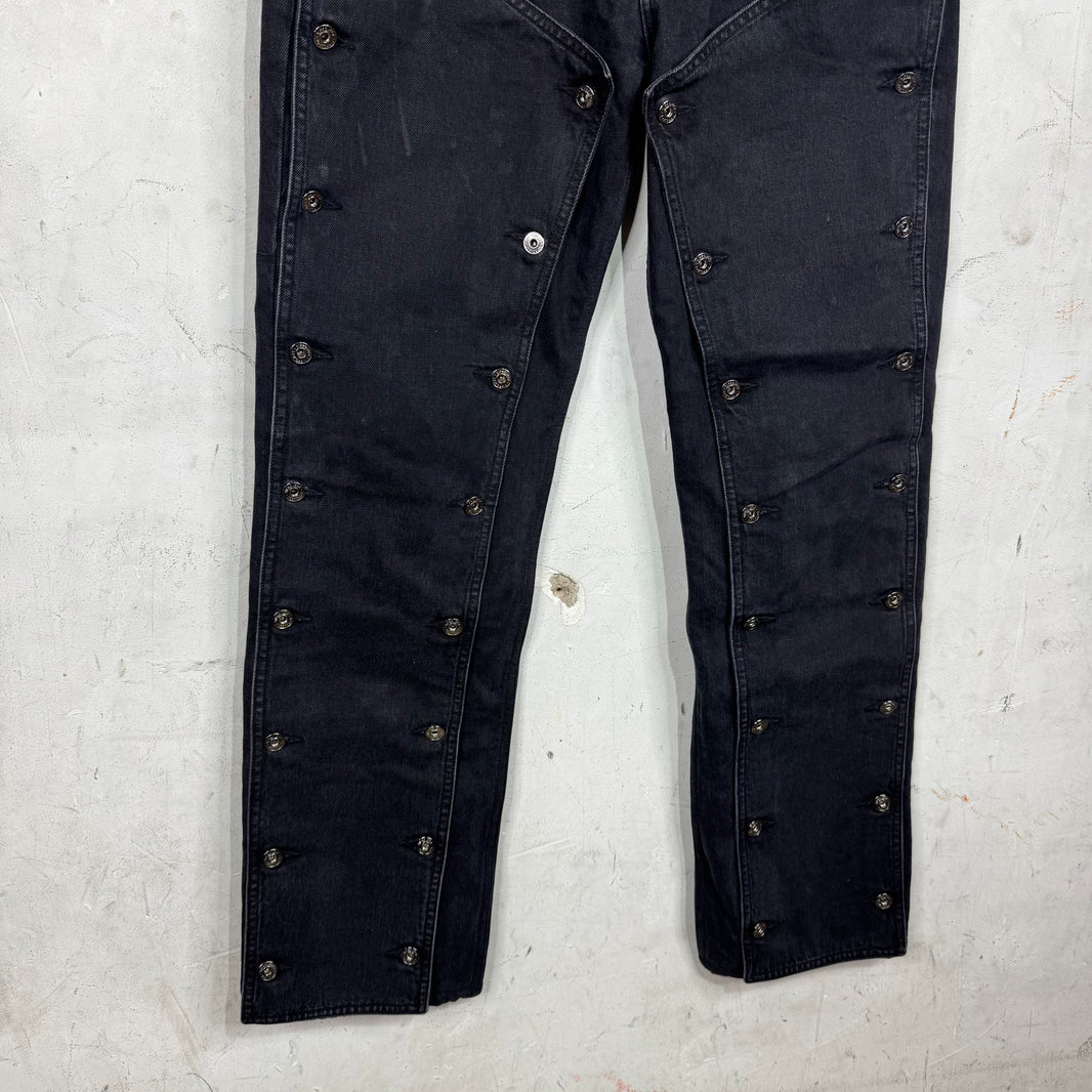 Y/Project Evergreen Snap Off Jeans Black