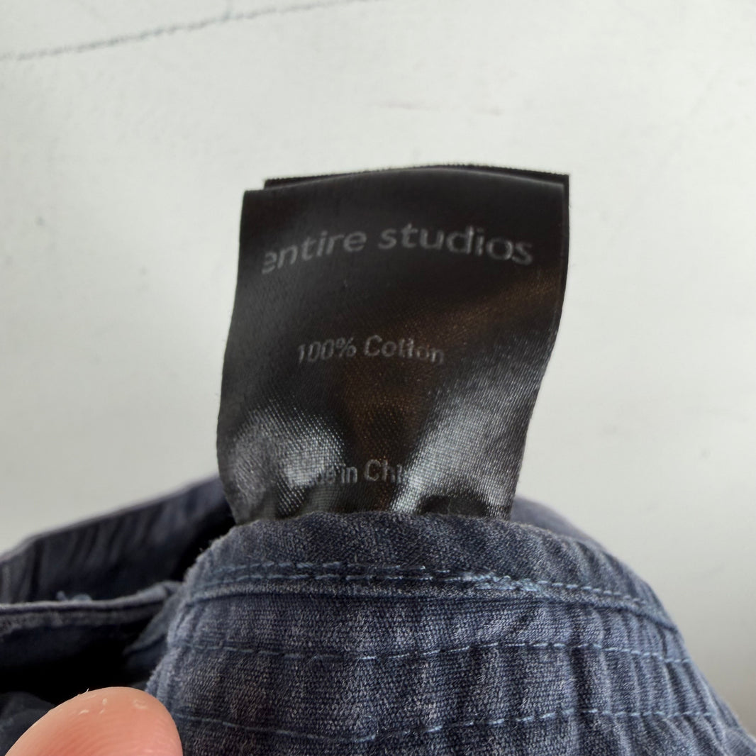 Entire Studios Navy Baggy Cargo Pants