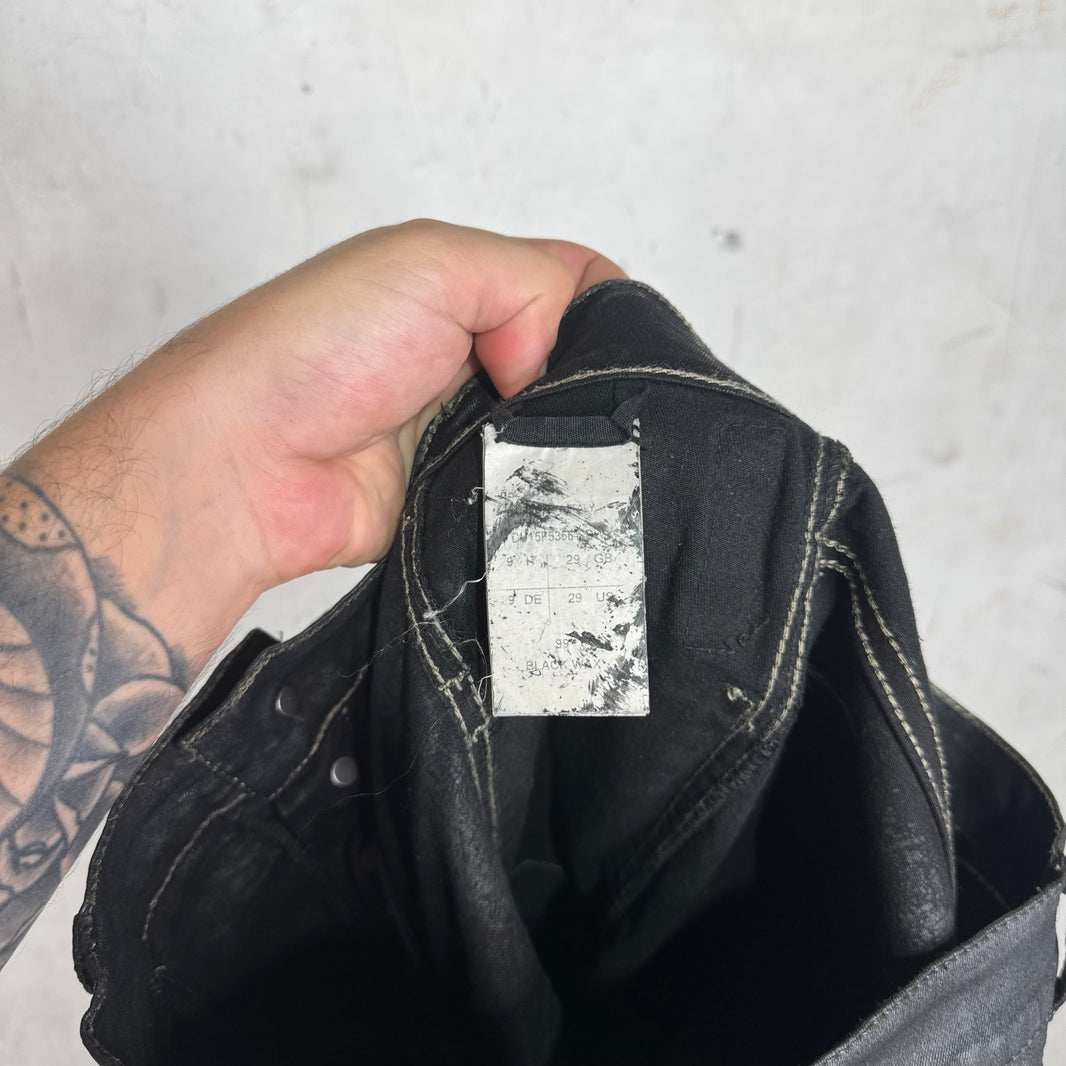 Rick Owens Waxed Memphis Jeans