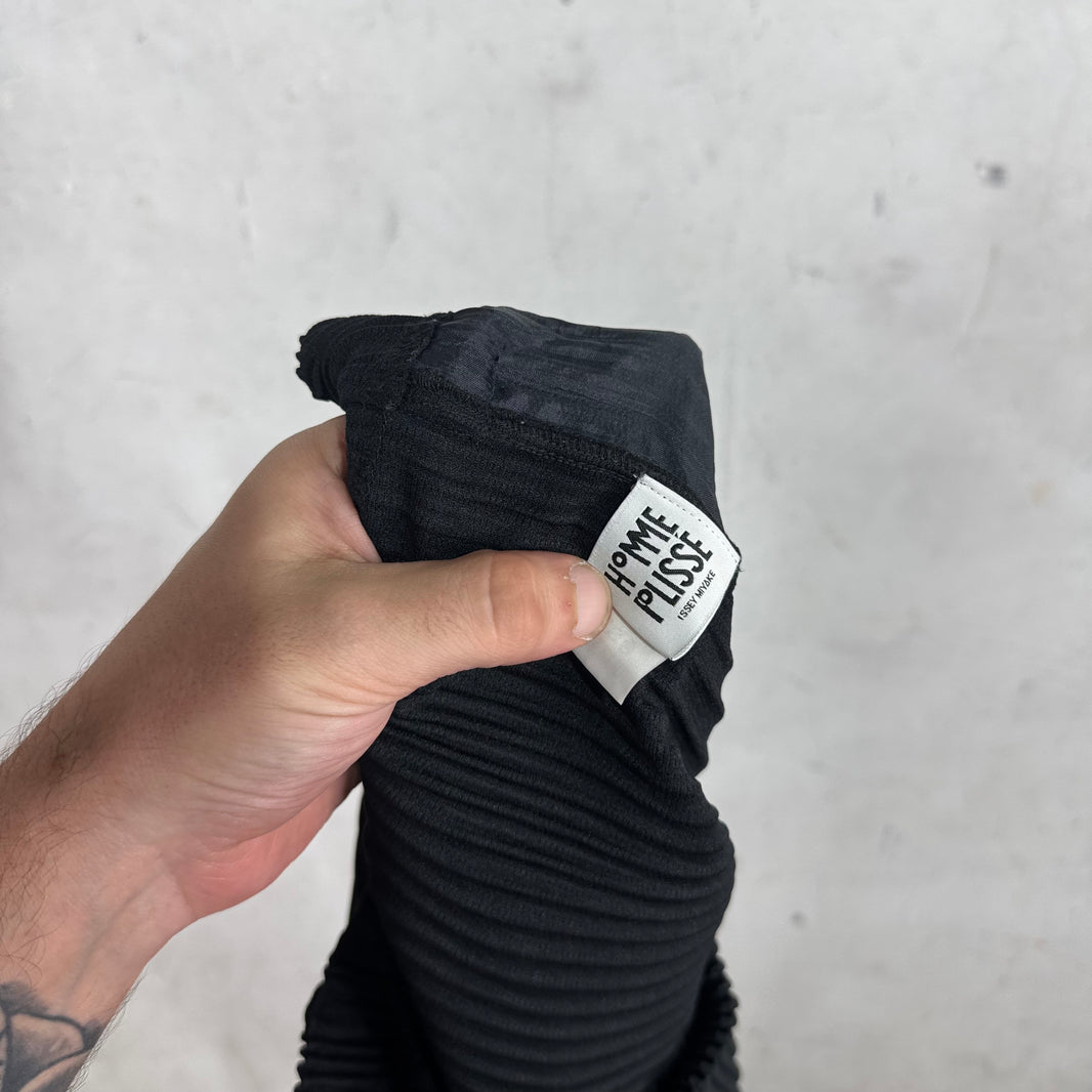 Issey Miyake Black Homme Plisse Trousers