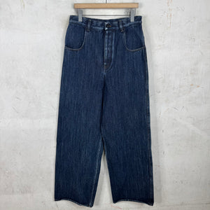 Louis Vuitton Sample Heavy Dark Jeans