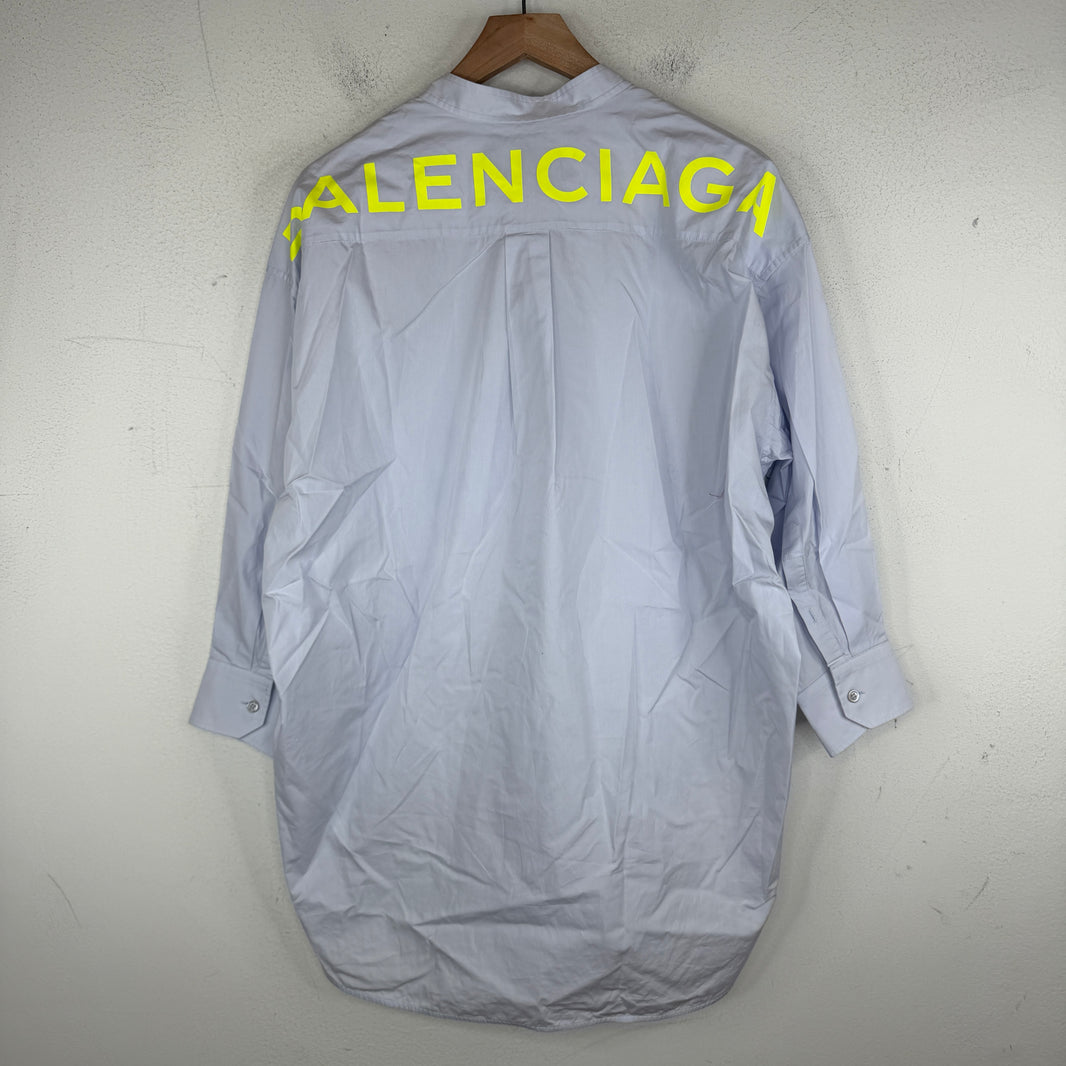 Balenciaga Neon Back Logo Shirt
