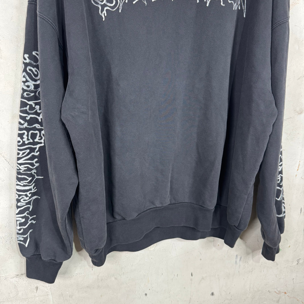 Balenciaga Metal Logo Hoodie