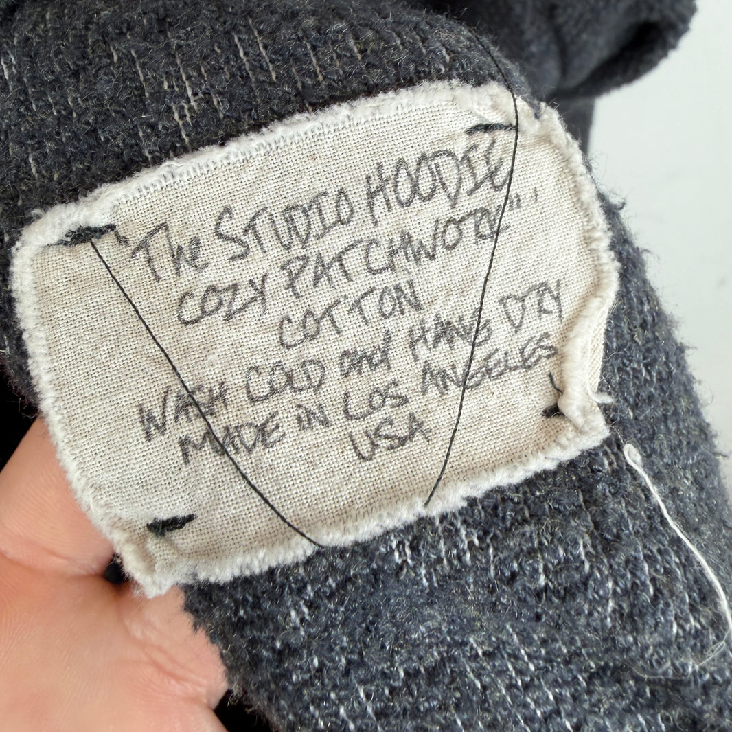 Greg Lauren Inside Out Grey Hoodie