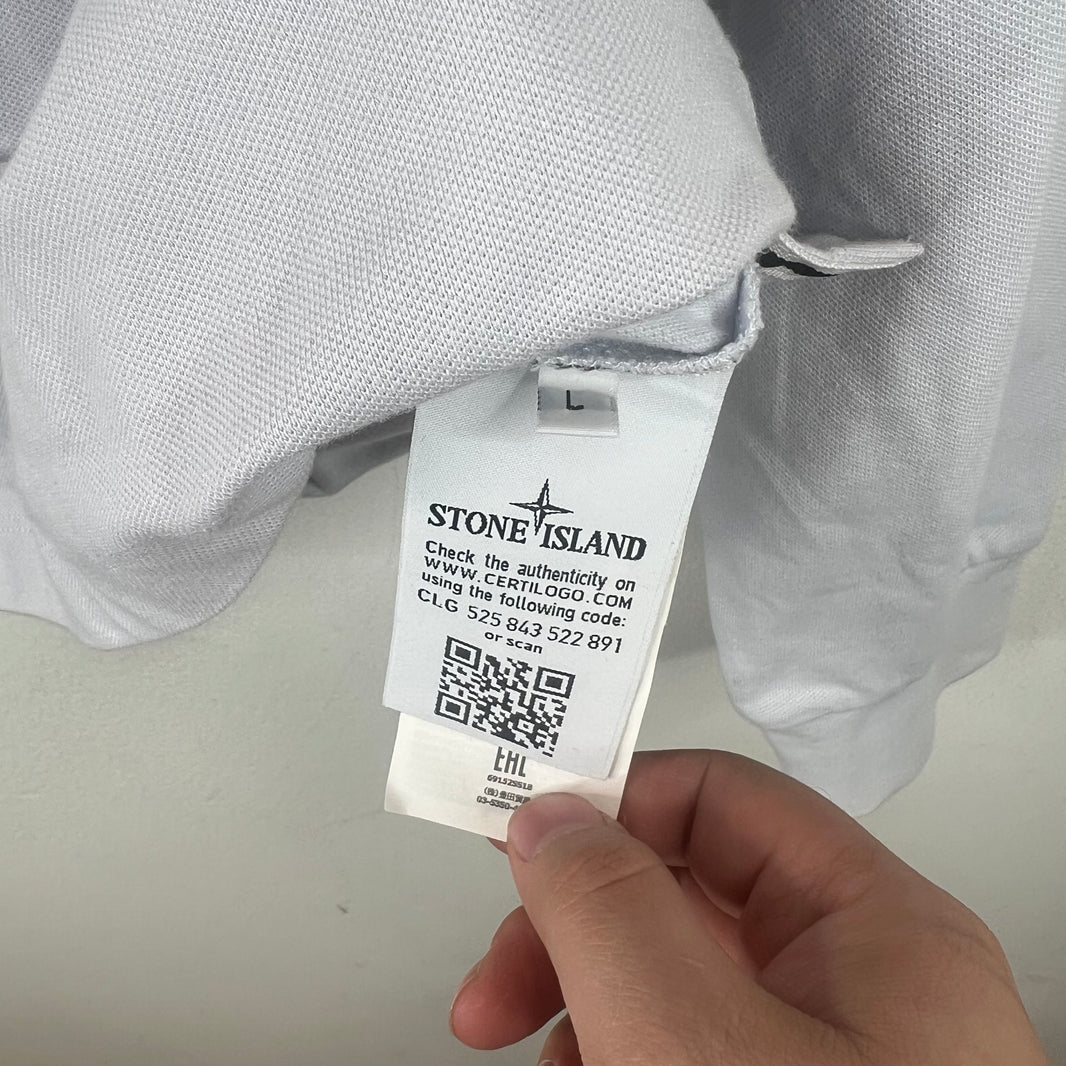Stone Island White Rugby Polo