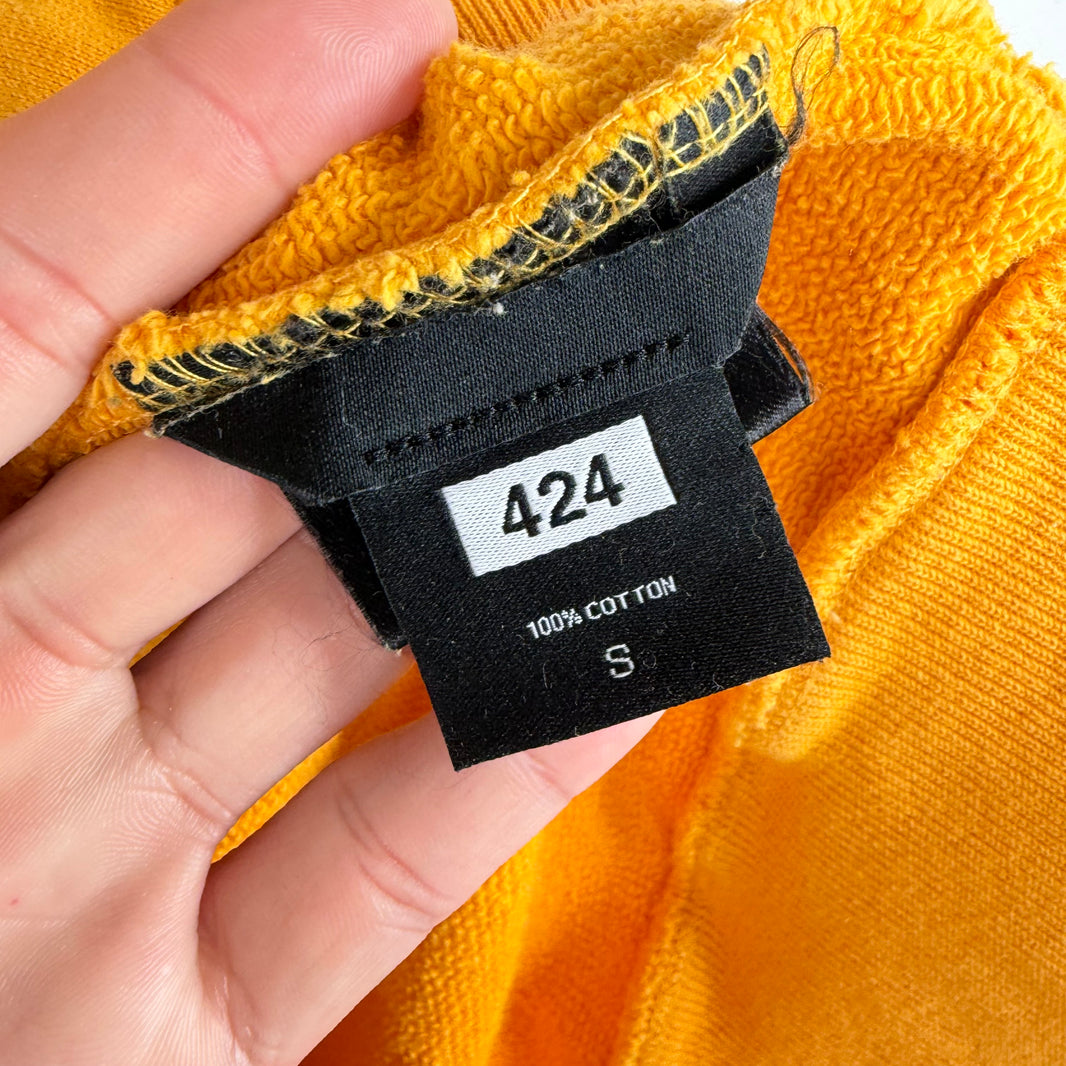 424 Yellow Soccer Hoodie