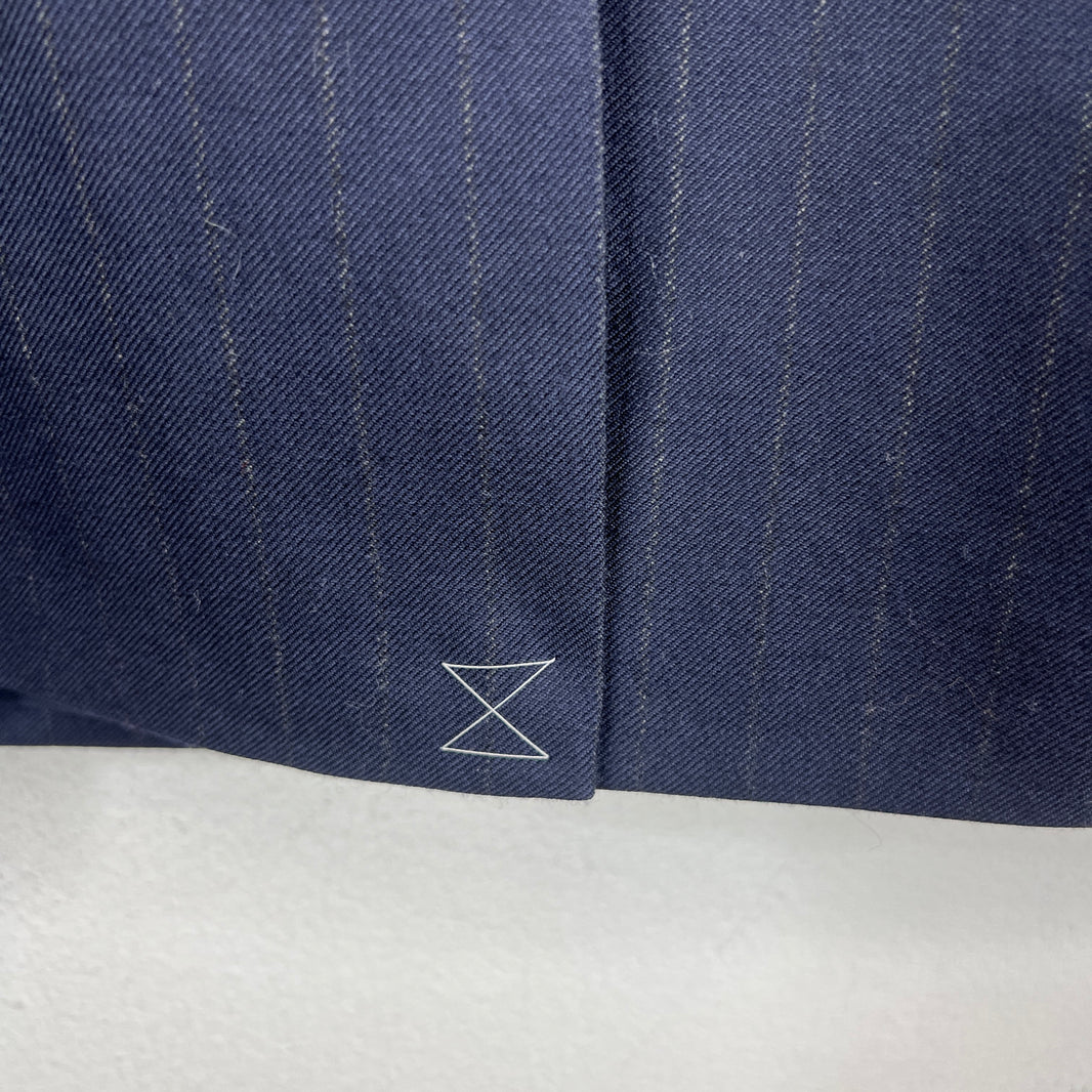 Dries Van Noten Striped Navy Suit Set
