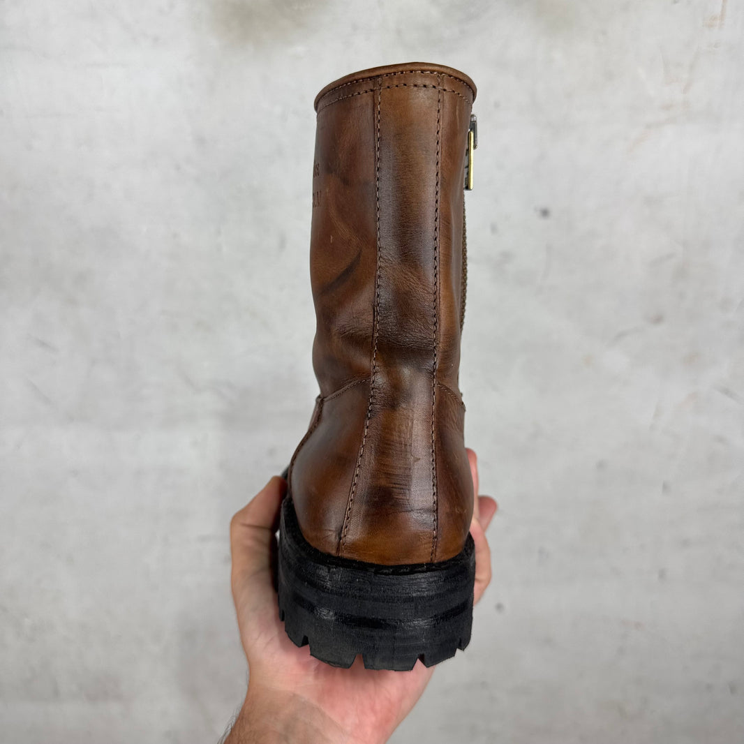 Acne Studios Steel Toe Distressed Boots