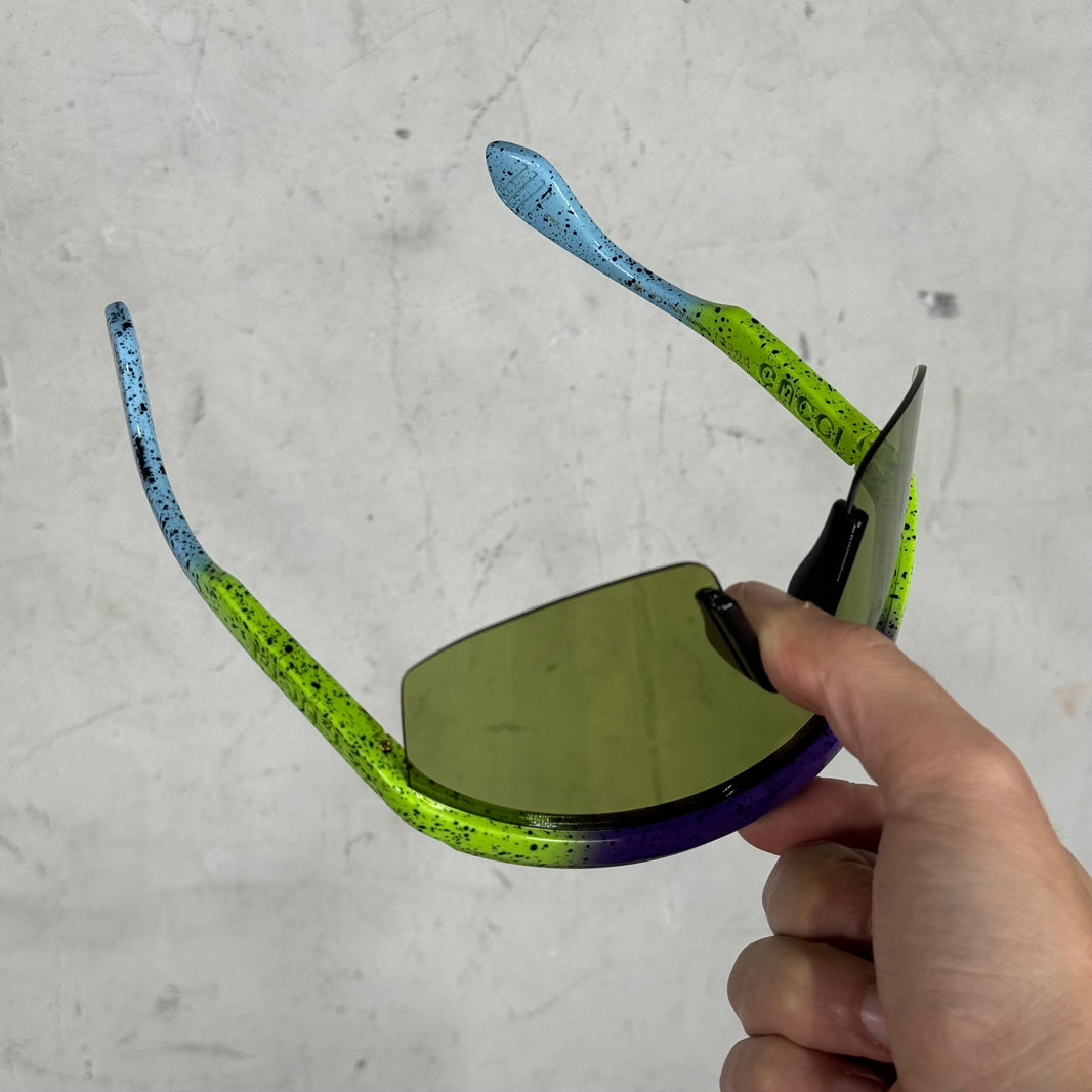 Gucci Gradient Splatter Shield Sunglasses