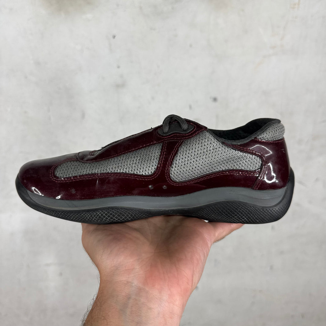 Prada Patent Burgundy Americas Cup