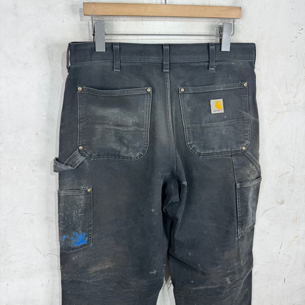 Carhartt Smoked Black Double Knees