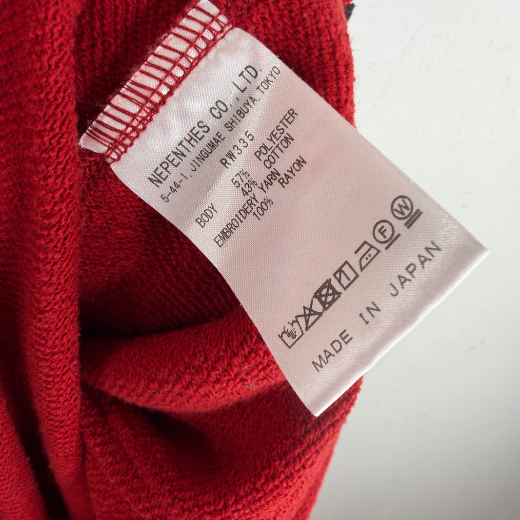 Needles Baggy Red Trackpants