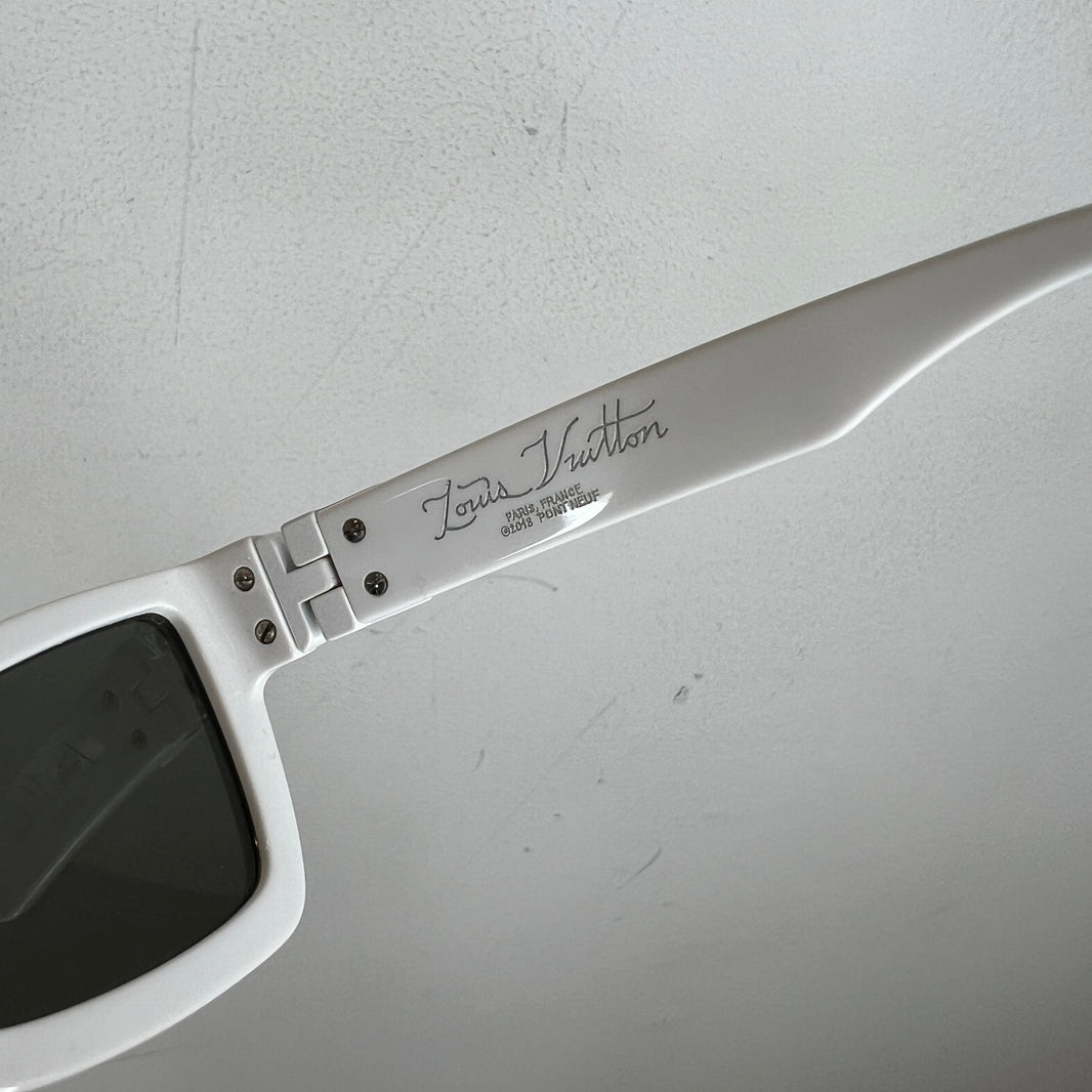 Louis Vuitton White Skeptical Sunglasses