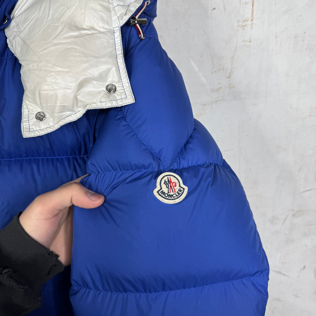 Moncler Blue Two Toned Porier Giubbotto Jacket