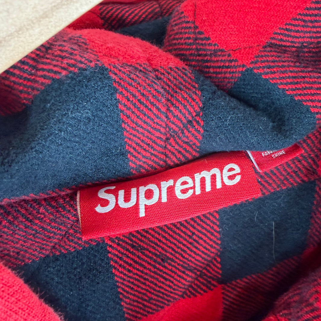 Supreme Red Salem Zip-Up Hoodie