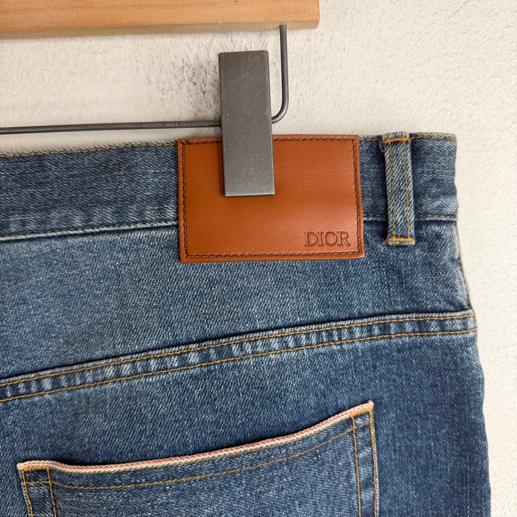 Dior Shawn Stussy Bumblebee Jeans