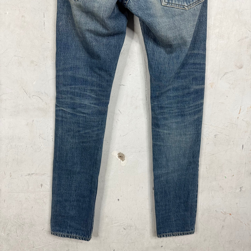 Visvim Social Scrupture Repaired Slim Jeans