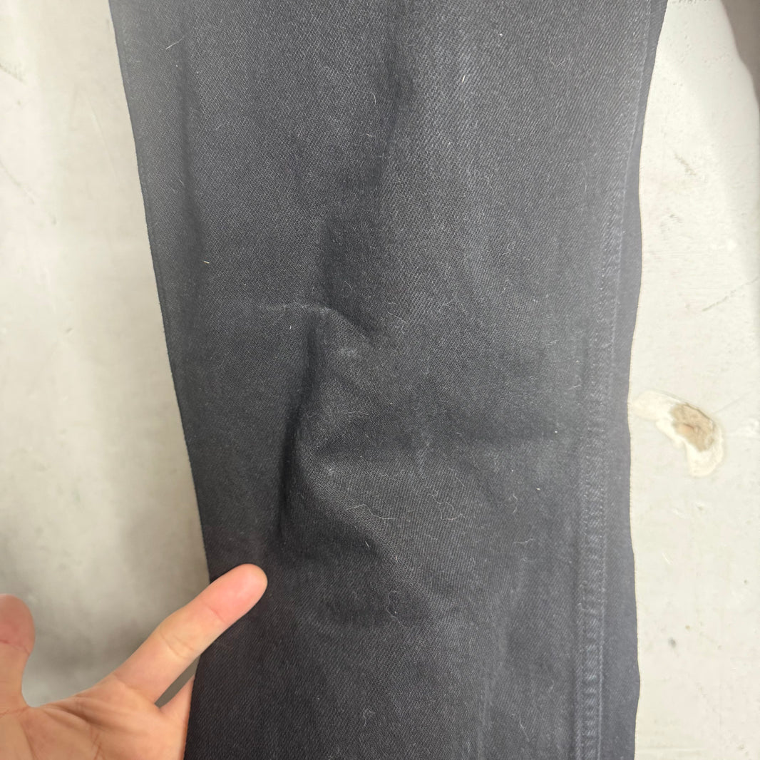 Acne Studio Black Straight Leg Denim Jeans