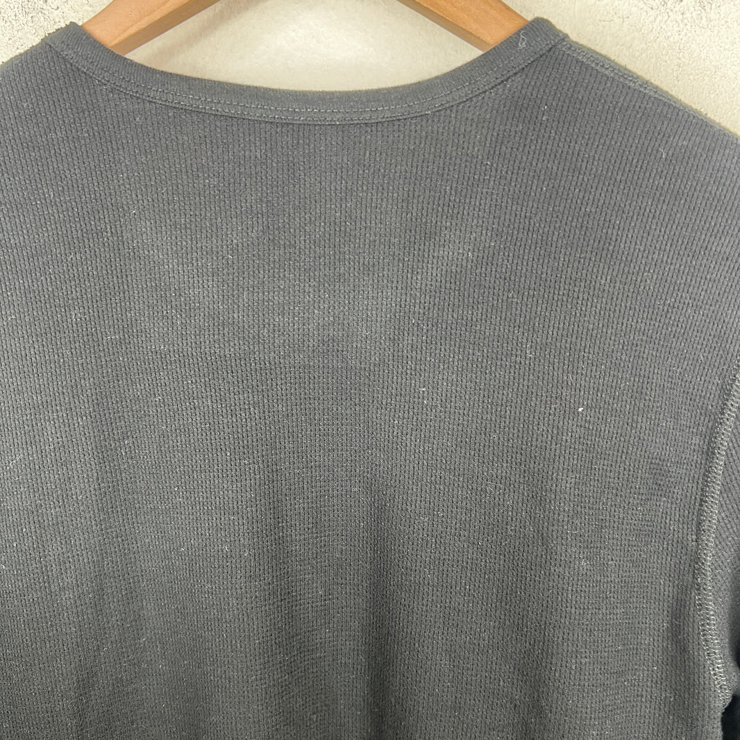 Chrome Hearts Black Scroll Logo Thermal Shirt