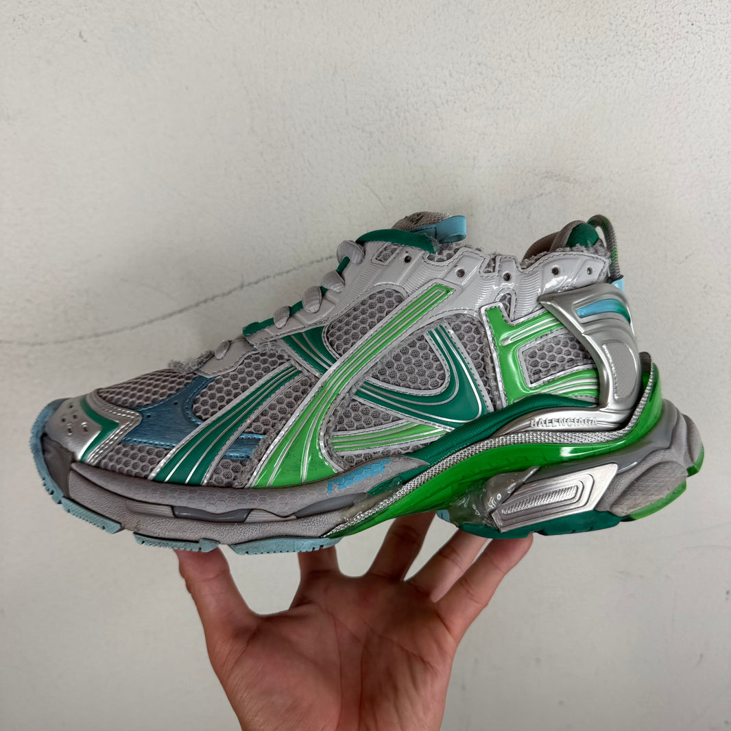 Balenciaga Gray/Green Runners