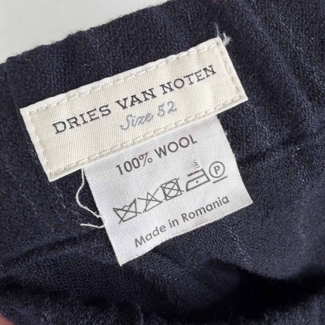 Dries Van Noten Wool Pinstripe Pants