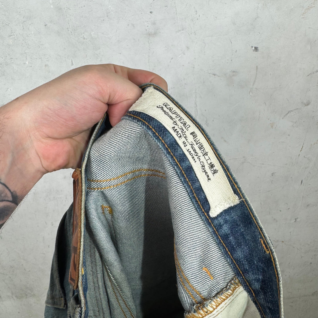 Kapital Lightwash Flared Jeans