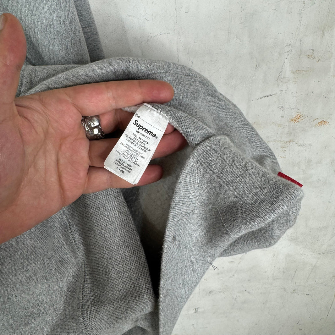 Supreme Grey Tonal Box Logo Hoodie