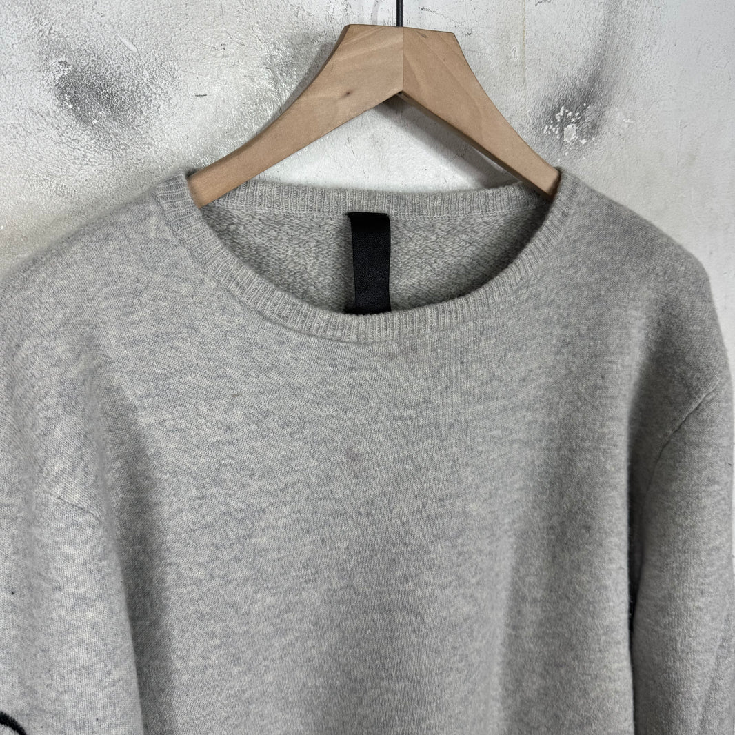Chrome Hearts Cashmere Script Embroidered Crewneck