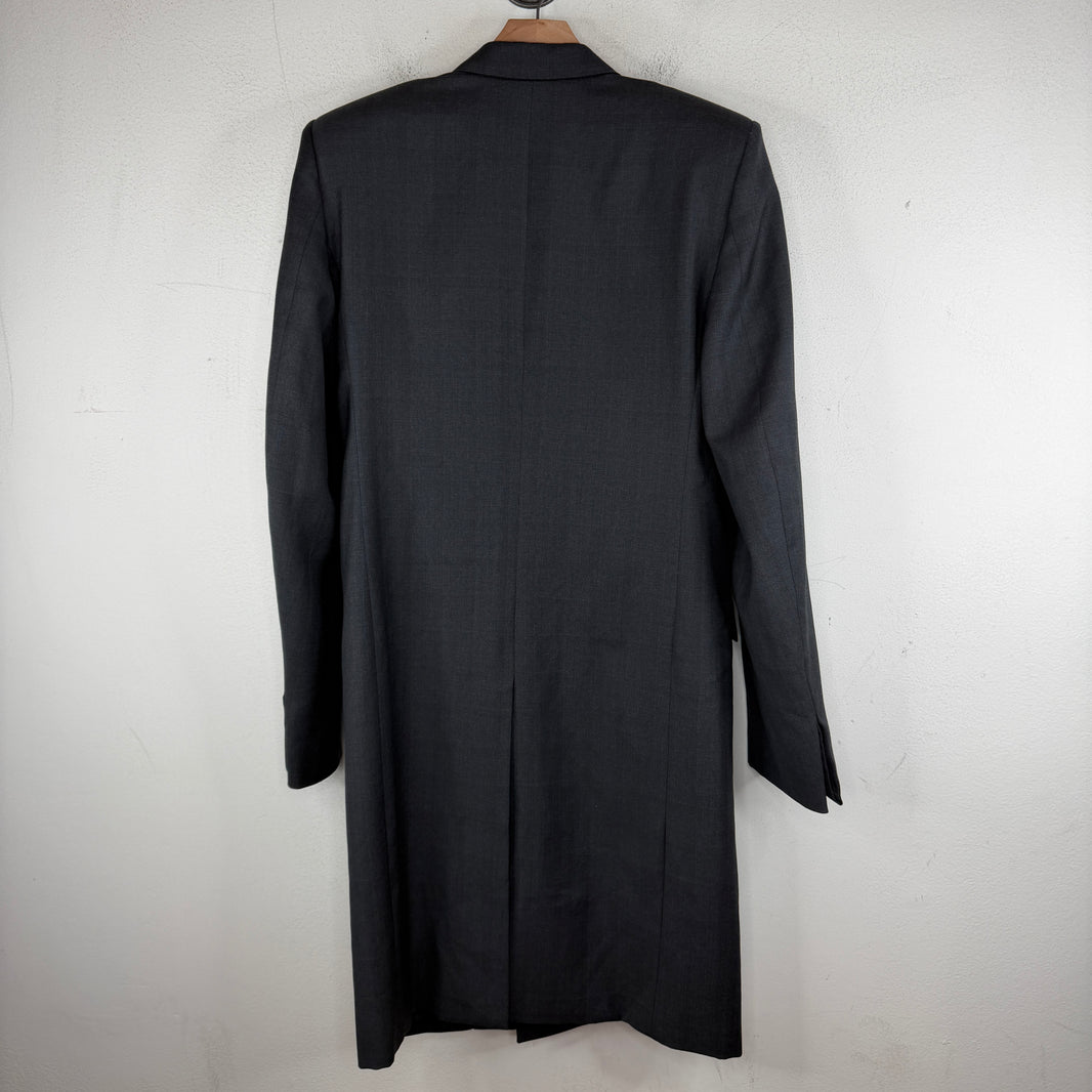 Balenciaga Tagged Grey Long Coat