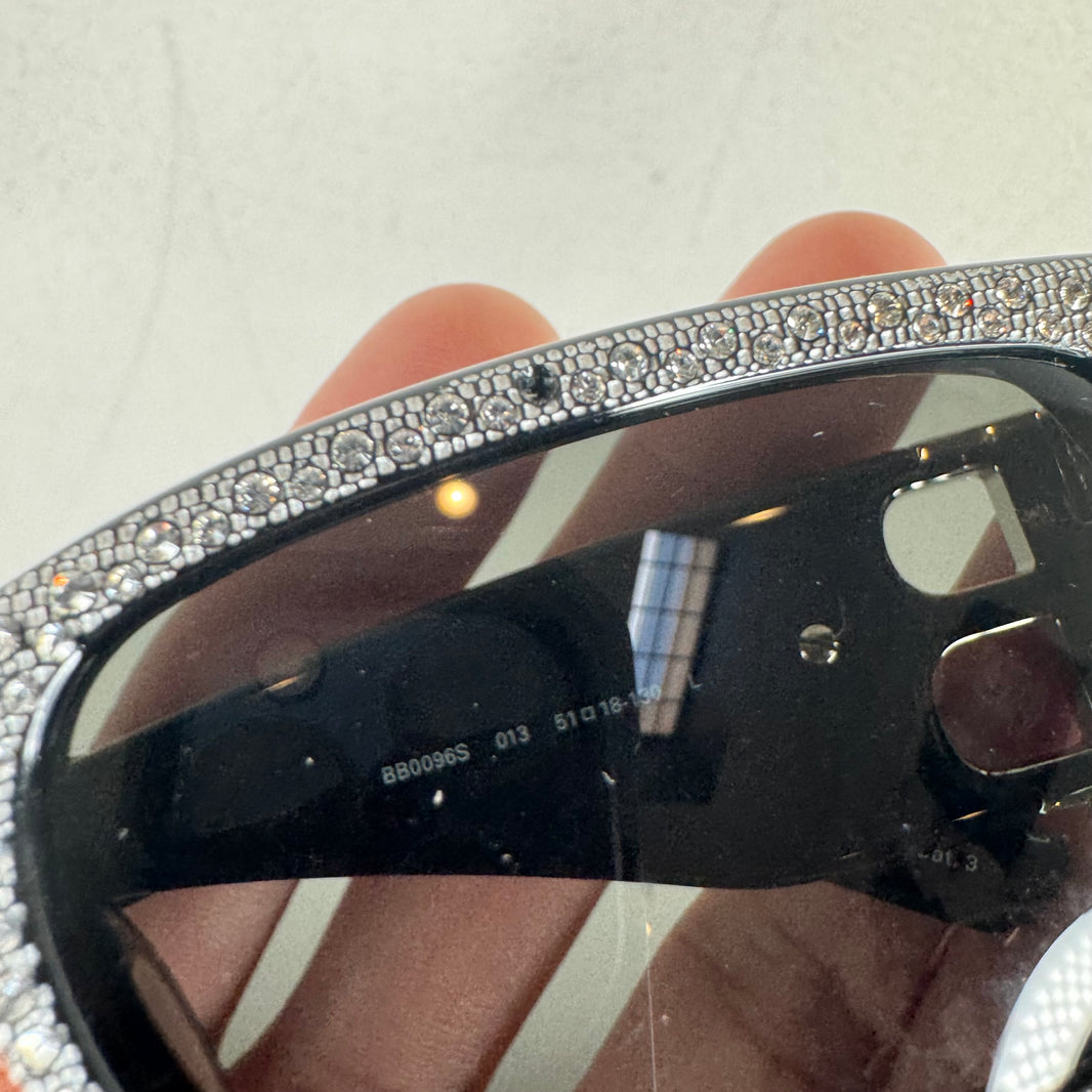 Balenciaga BB0096S Rhinestone Sunglasses