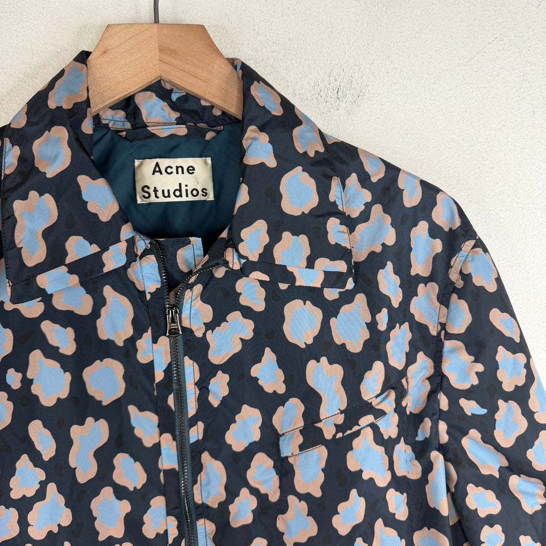 Acne Studios Cheetah Print Nylon Windbreaker