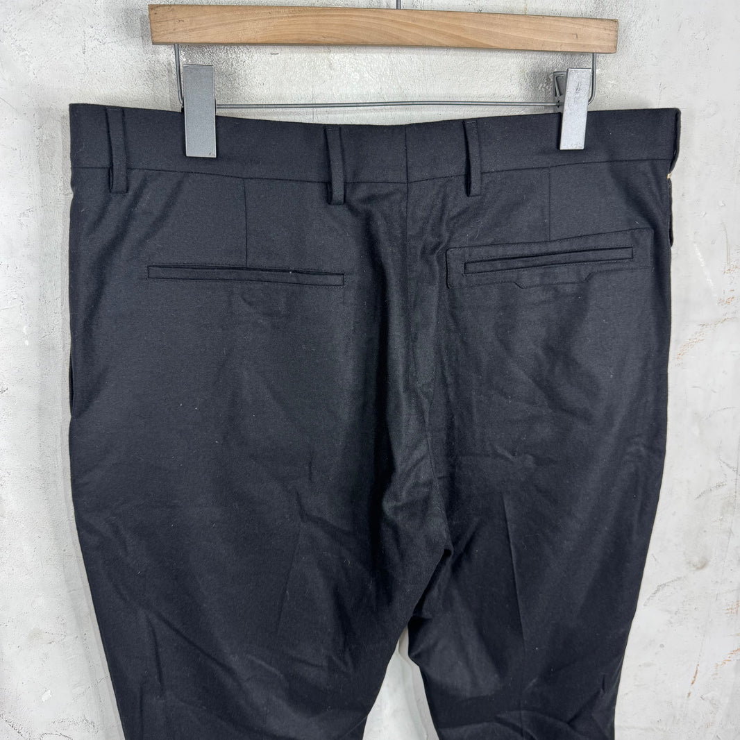 Louis Vuitton Staple Black Wool Trouser