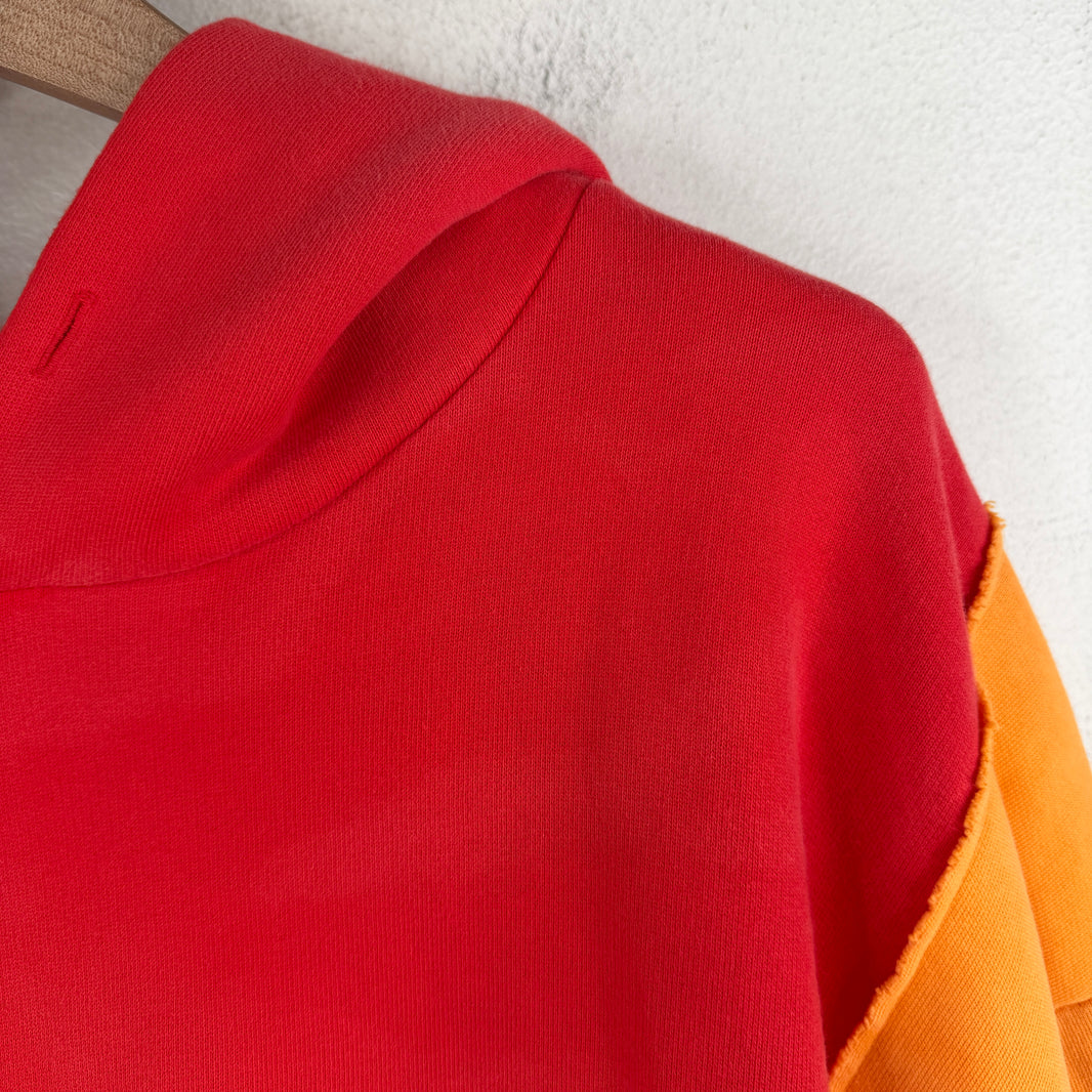 ERL Red/Orange Swirl Pullover Hoodie