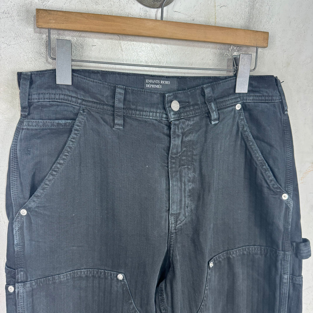 ERD Distressed Hickory Double Knee Carpenters