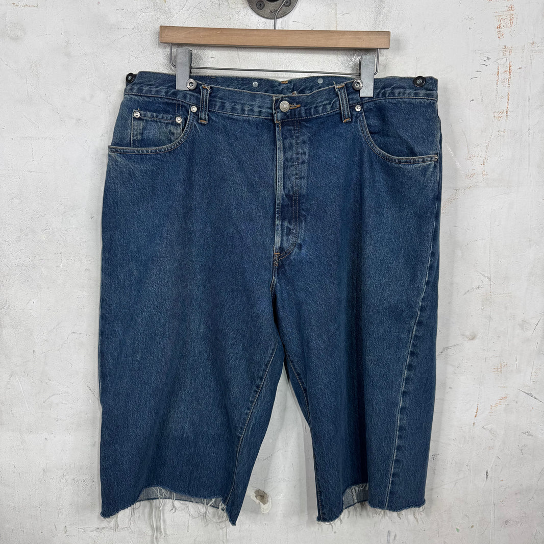 RRL Baggy Cutoff Denim Shorts