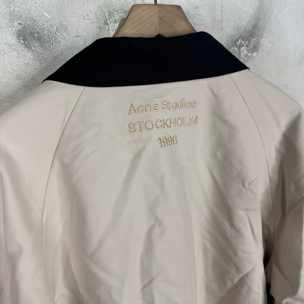 Acne Studios Stockholm Logo Canvas Work Jacke
