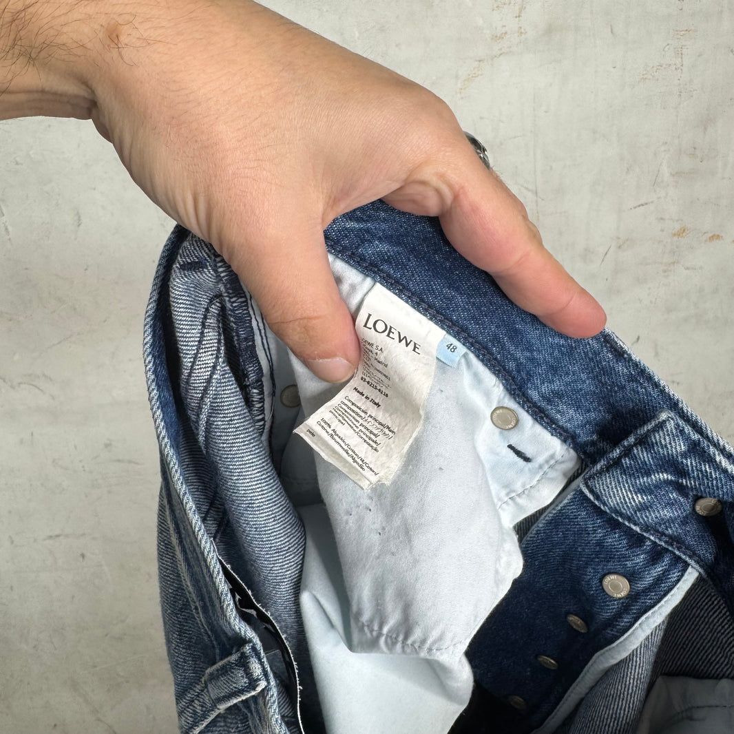 Loewe Bleach Wash Straight Legged Jeans