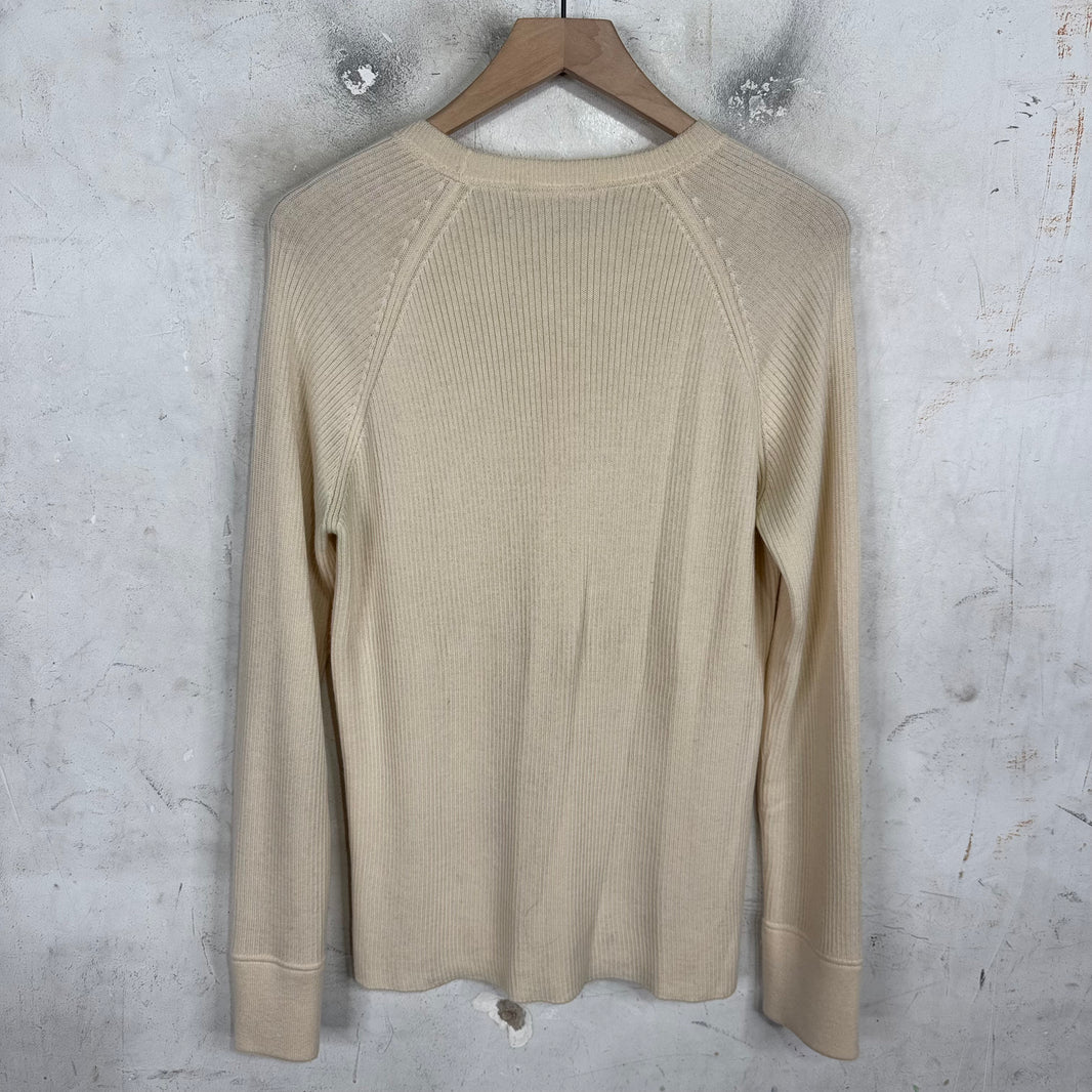 The Row Cream Cashmere Sweater