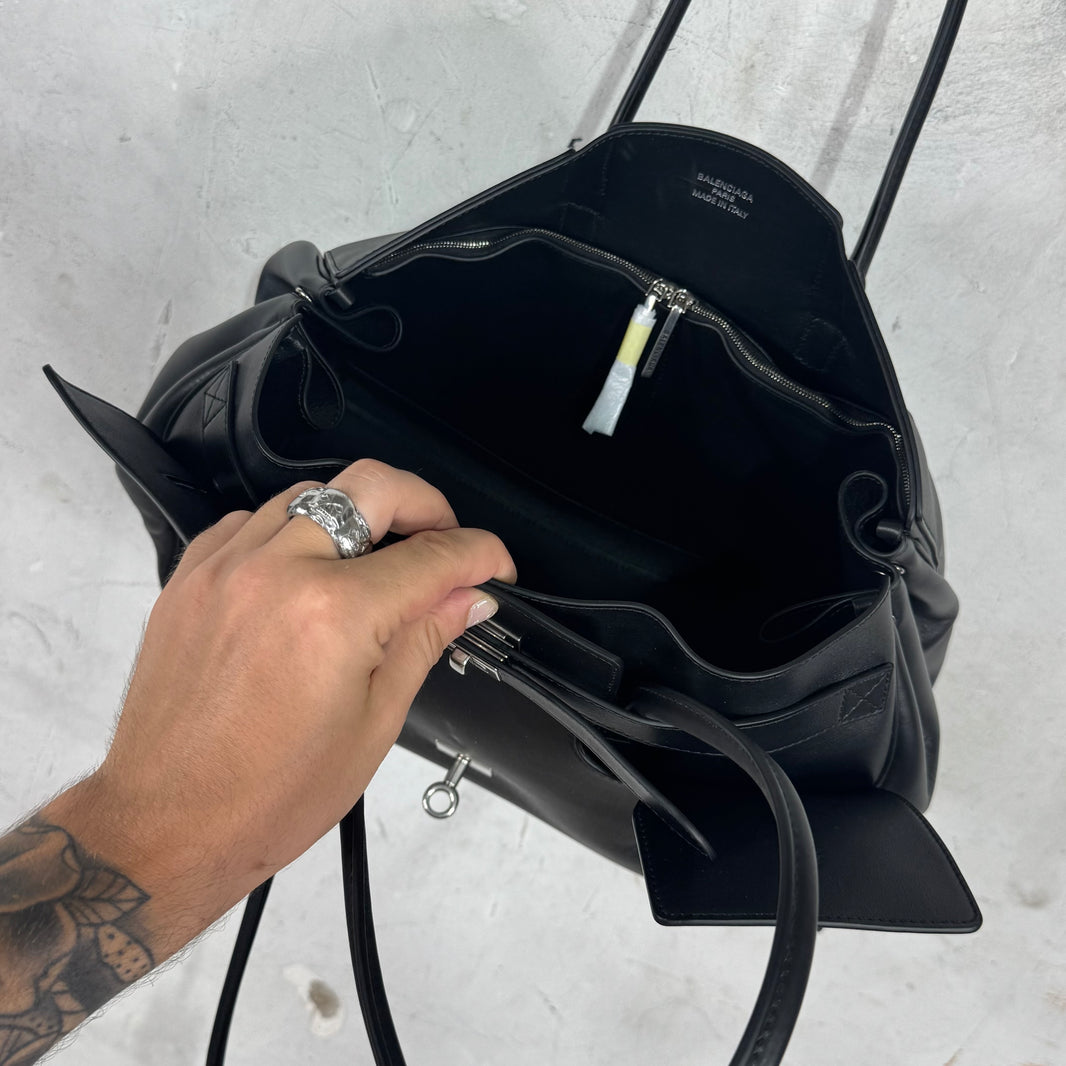 Balenciaga Black Medium Bel Air Bag