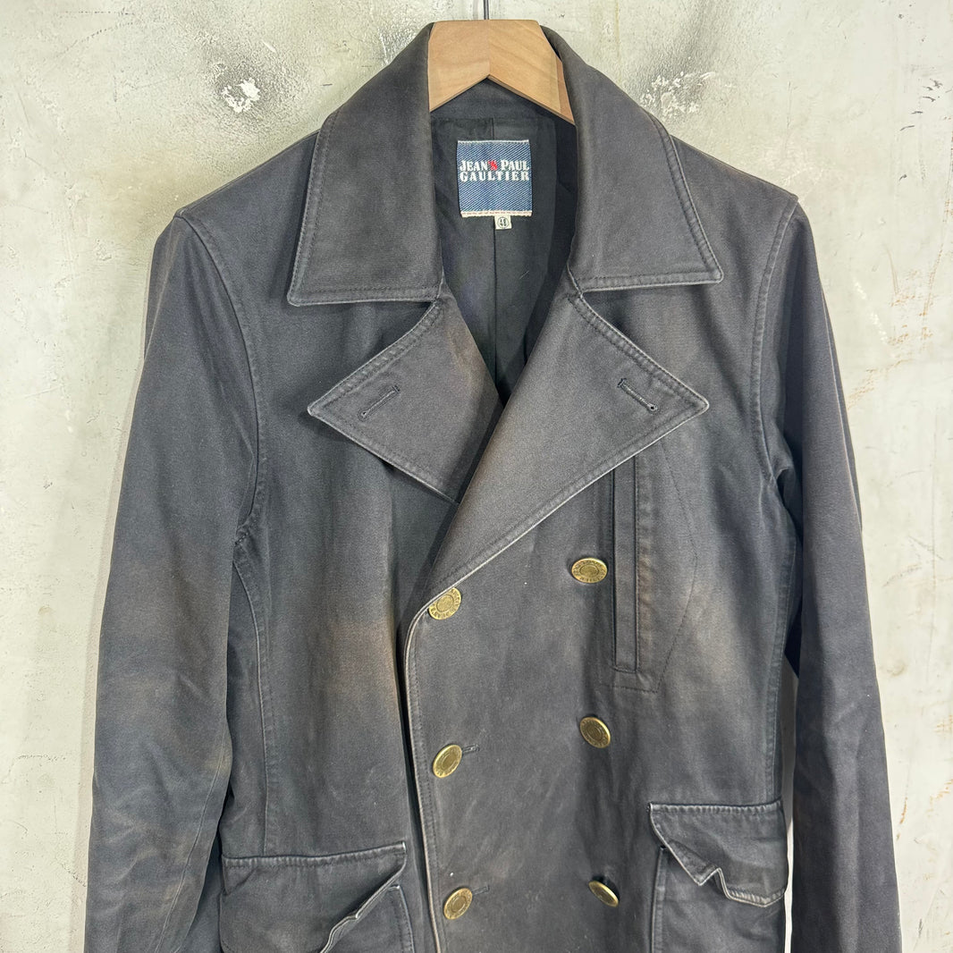 JPG Vintage Faded Canvas Peacoat