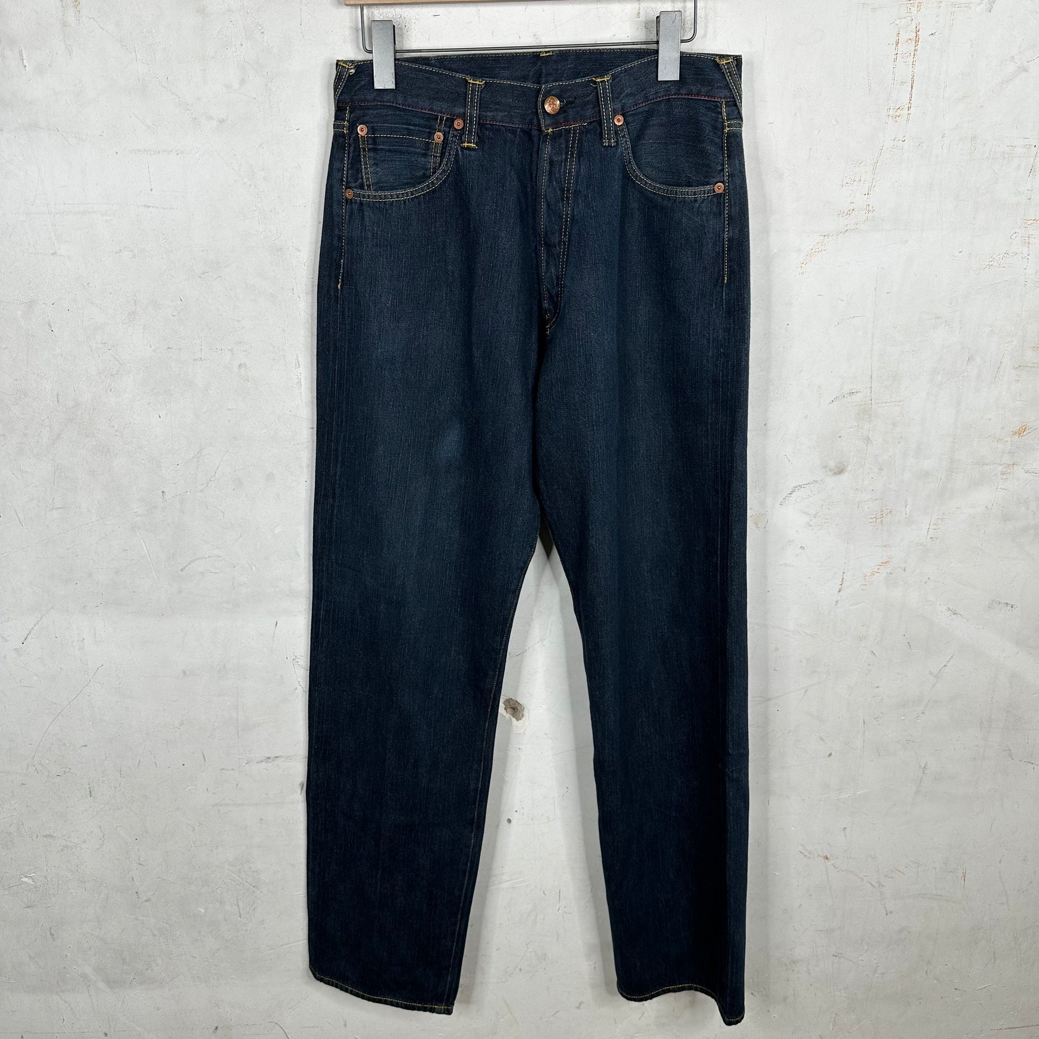 Evisu Red Stitch Denim