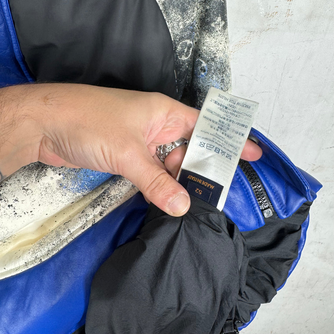 Louis Vuitton Leather Paneled Painter Down Jacket