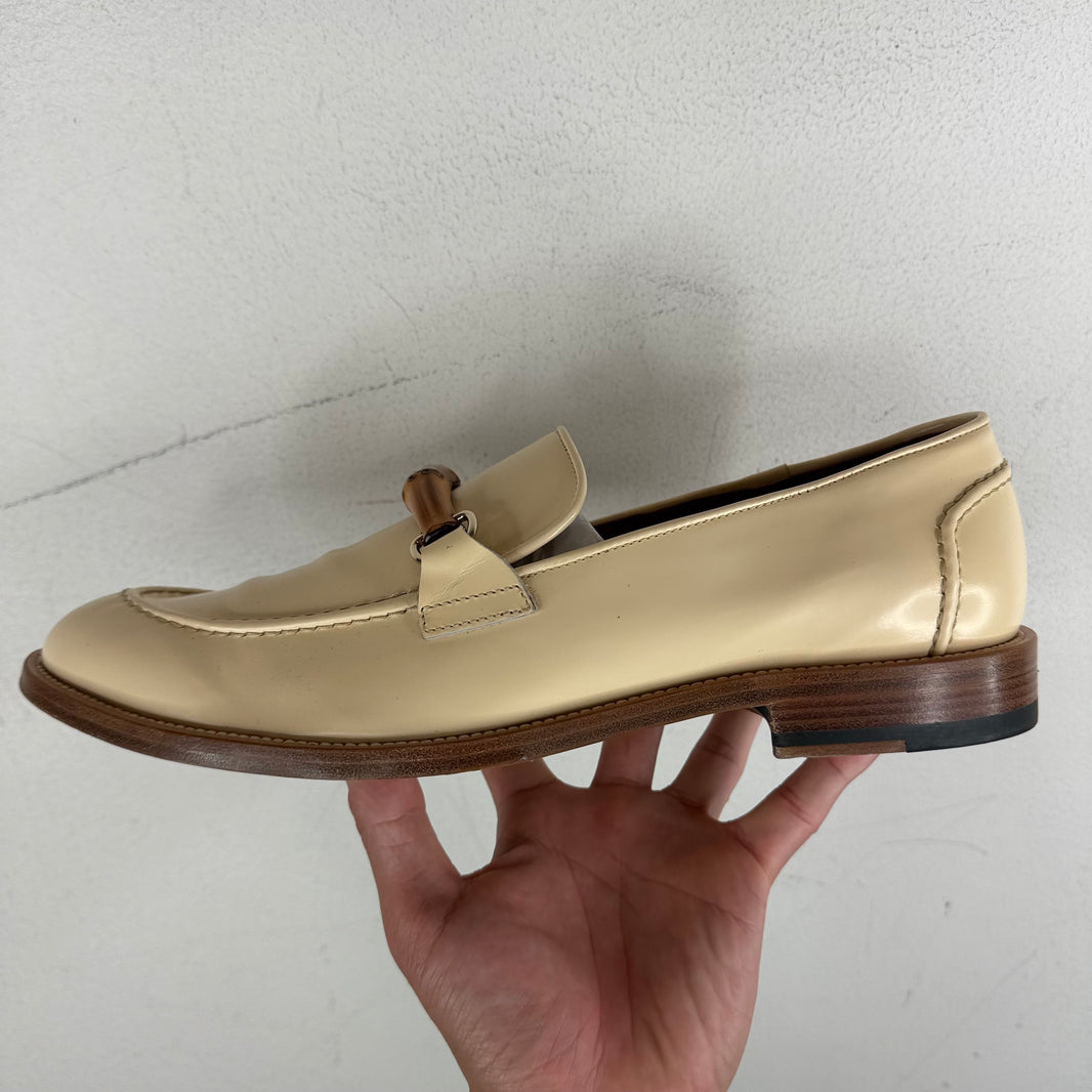 Casablanca White Bamboo Loafers